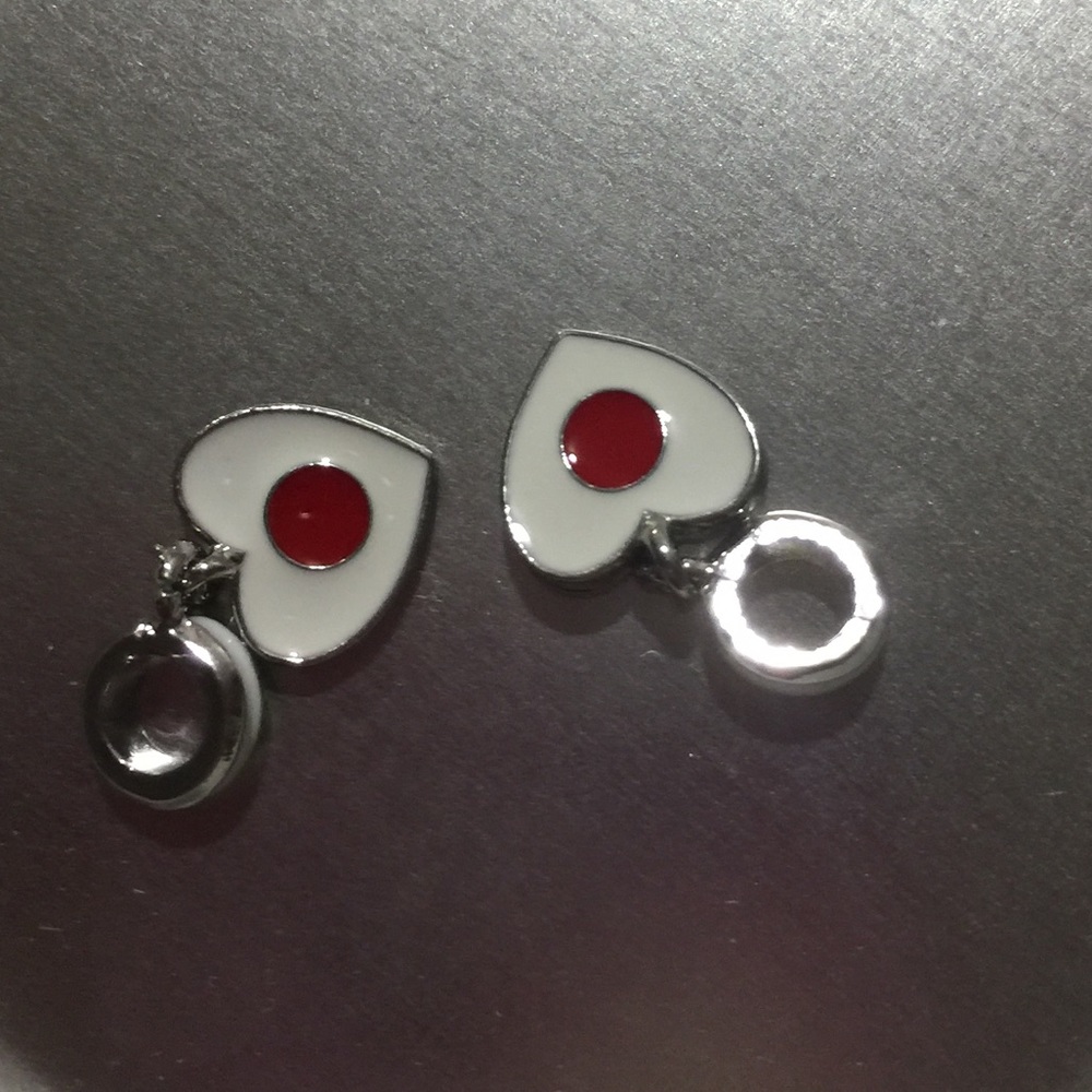 National Flag Enamel Pendant Beads Charm NWOT